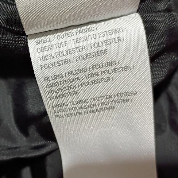 Lisa Rinna Collection 1X Puffer Coat Houndstooth Black/White Detachable Hood - Picture 10 of 12